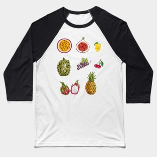 Pack of Fruits | Mix of Fruits Baseball T-Shirt